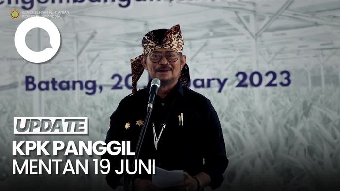 Mentan Minta Jadwal Ulang 27 Juni, KPK Ingin 19 Juni