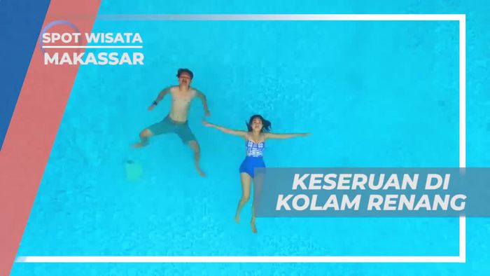 Bersantai Dengan Floaties di Kolam Renang Penginapan Makassar