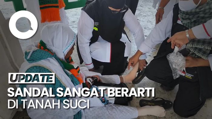 Saat Sandal Sangat Dibutuhkan di Tanah Suci