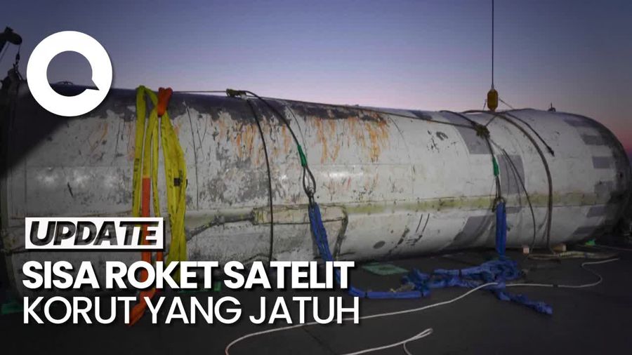 Sisa-sisa Roket Satelit Mata-mata Korut Ditemukan Lagi, Ini Wujudnya