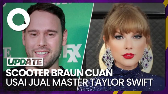 Scooter Braun Raup Keuntungan Rp 3,9 T dari Jual Master Taylor Swift