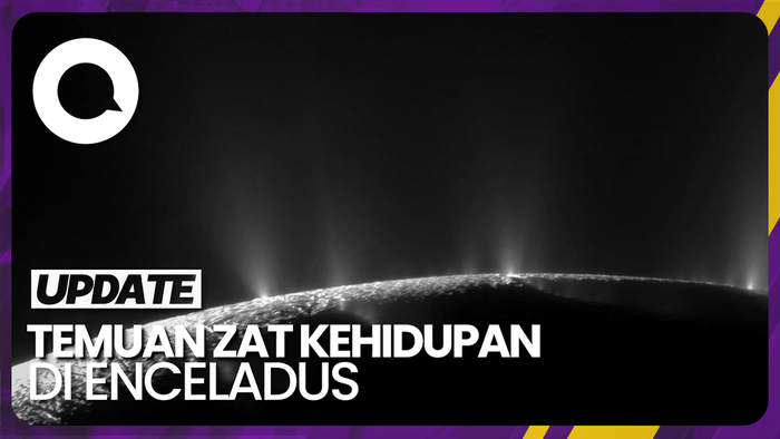 Zat Penyusun Kehidupan Ditemukan di Enceladus Bulan Esnya Saturnus