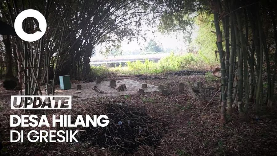 Penampakan Desa Hilang di Gresik Karena Teror Macan
