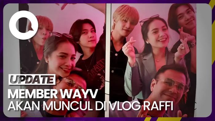 Seru Banget! Raffi Ahmad dan Nagita Ketemu Member WayV di Korsel