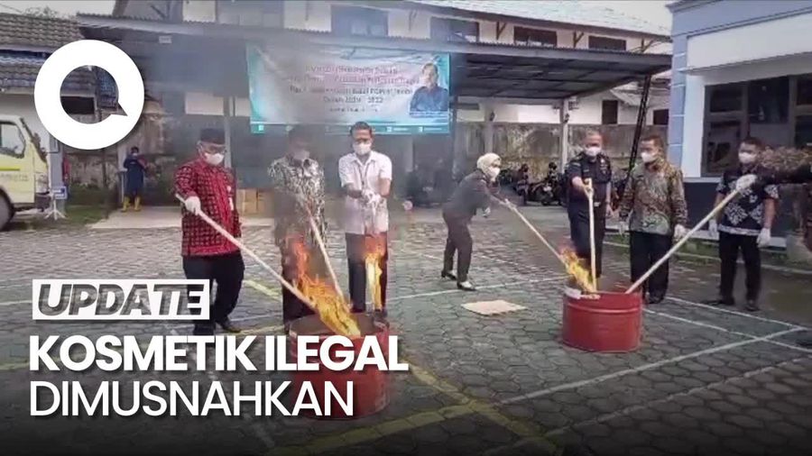 7 Ribu Kosmetik-Obat Tradisional Ilegal Senilai Rp 1,6 M Dimusnahkan!