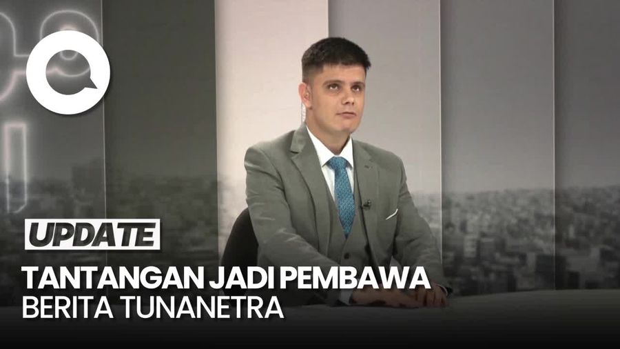 Berkenalan dengan Pembawa Berita Tuna Netra dari Yordania