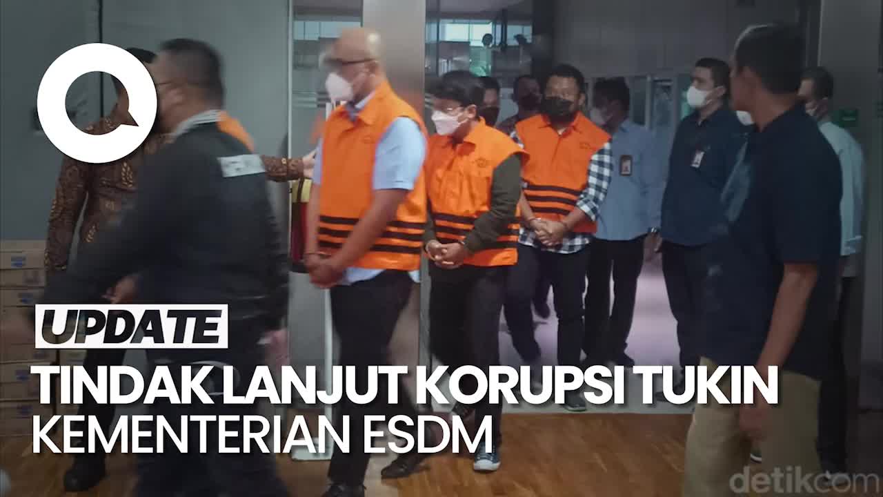 KPK Tahan 9 Tersangka Korupsi Tukin Di Kementerian ESDM