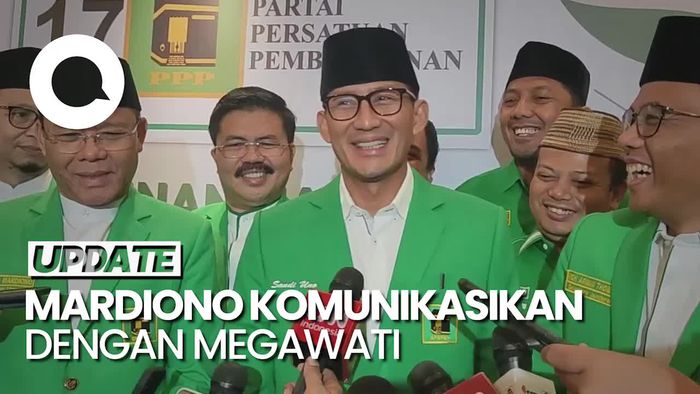 Sandiaga Serahkan ke Mardiono soal Jadi Cawapres Ganjar