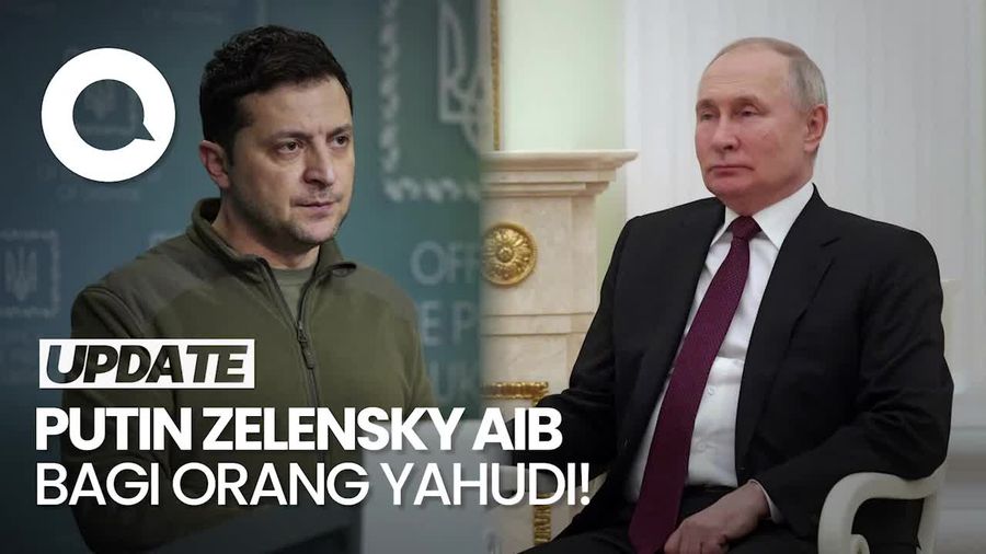 Putin: Zelensky Aib Bagi Orang Yahudi!