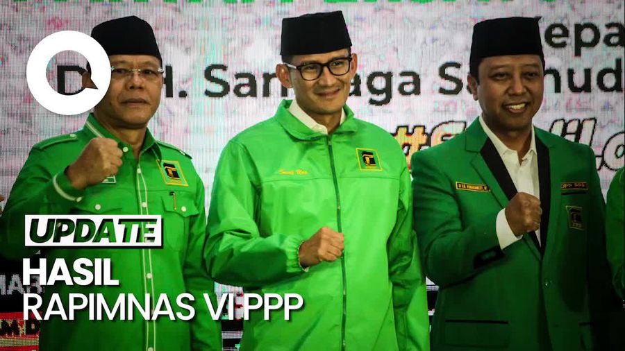 PPP Resmi Usulkan Sandiaga Uno Jadi Cawapres Ganjar
