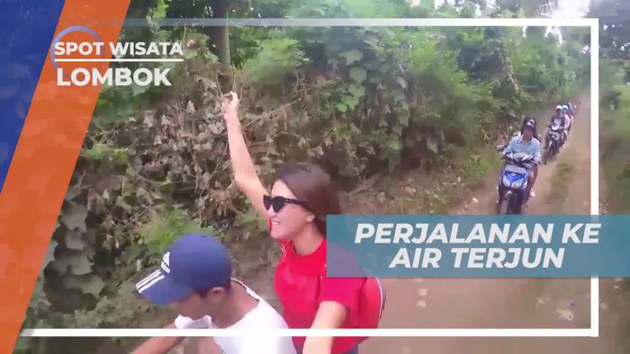 Perjalanan Menuju Air Terjun Mangku Sakti Desa Sembalun Lombok