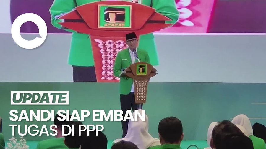 Jadi Ketua Bappilu PPP, Sandiaga: Saya Deg-degan, Ini Tugas Berat