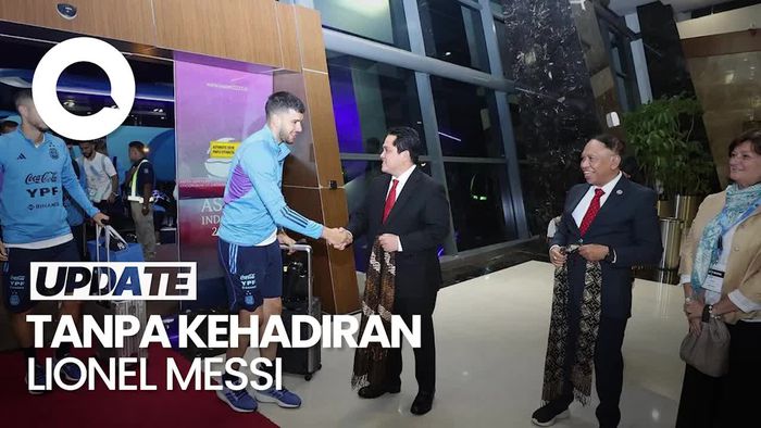 Momen Timnas Argentina Mendarat di Indonesia!