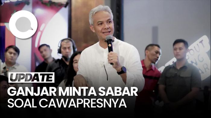Ganjar soal Sandi Jadi Cawapresnya: Nanti, Sabar