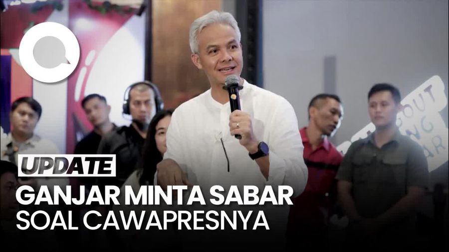Ganjar soal Sandi Jadi Cawapresnya: Nanti, Sabar