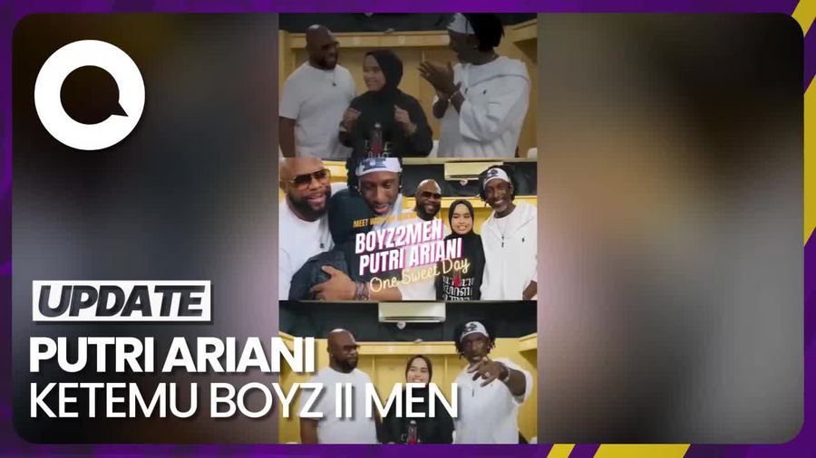 Momen Putri Ariani Duet Bareng Boyz II Men