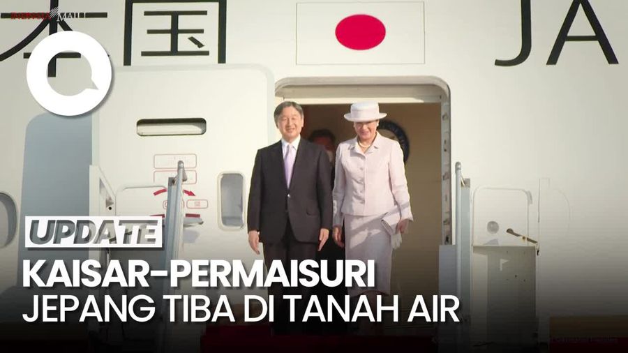 Momen Kaisar Jepang Tiba di Indonesia, Disambut Menteri Basuki