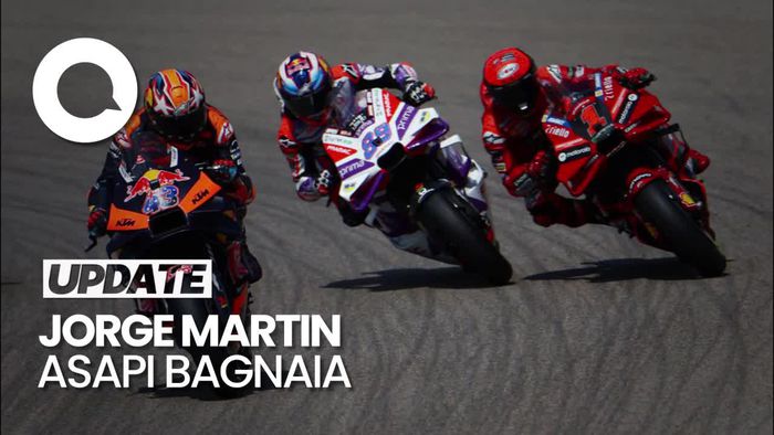 Duel Sengit Jorge Martin vs Bagnaia di Sachsenring