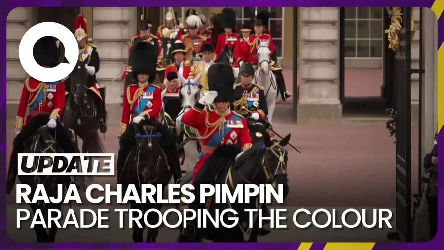 Penampilan Gagah Raja Charles Berkuda di Parade Trooping the Colour