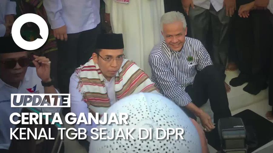 Reaksi Ganjar Ditanya Potensi TGB Jadi Cawapres