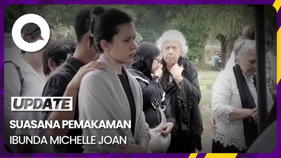 Isak Tangis Iringi Pemakaman Jenazah Ibunda Michelle Joan