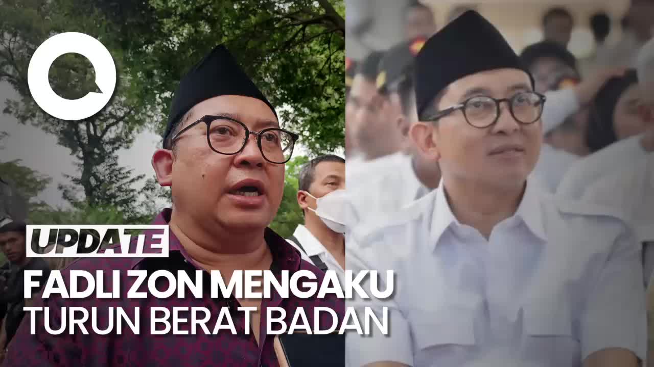 Penampilan Fadli Zon Setelah Turun Berat Badan 32 Kilogram