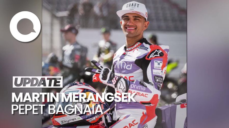 Klasemen MotoGP usai Martin Menang di Jerman: Bagnaia Masih di Puncak