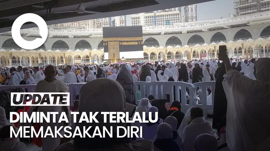 Masjidil Haram Dipenuhi Lautan Manusia, Ini Anjuran untuk Jemaah Haji