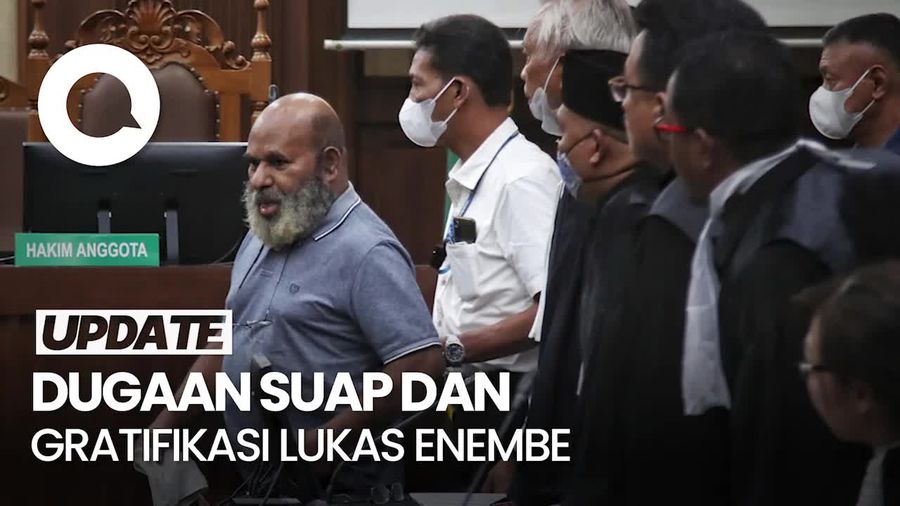 Lukas Enembe Didakwa Terima Suap-Gratifikasi Rp 46,8 M