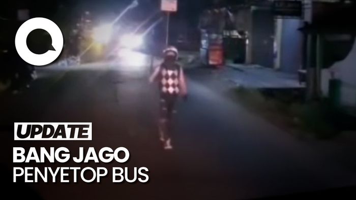 Ini Tampang Bang Jago Penyetop Bus di Bandung