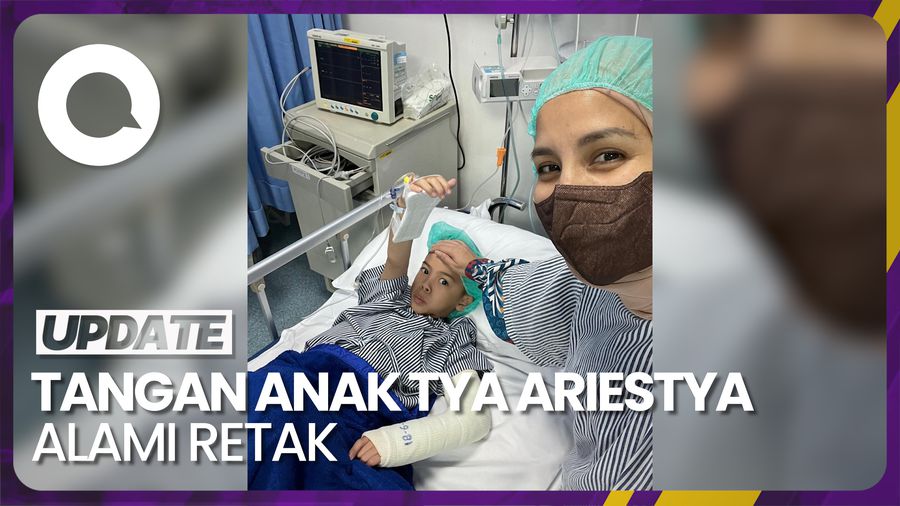 Kondisi Putra Tya Ariestya Usai Jalani Operasi karena Jatuh