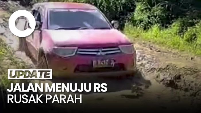Perjuangan Ibu di Jambi, Hendak Melahirkan-Lewat Jalan Rusak Menuju RS