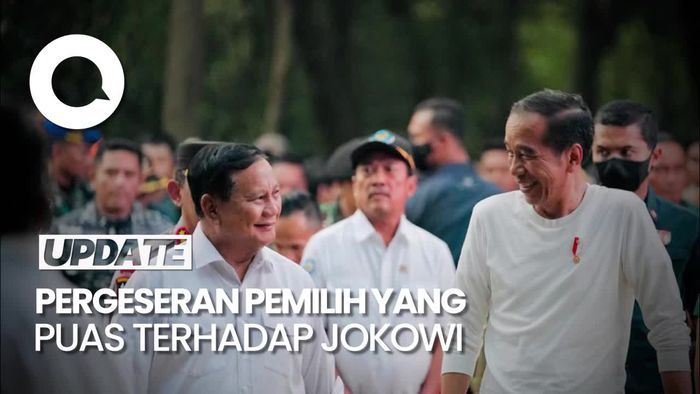 LSI Denny JA: Pemilih Jokowi Bergeser dari Ganjar ke Prabowo