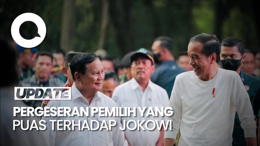 LSI Denny JA: Pemilih Jokowi Bergeser dari Ganjar ke Prabowo