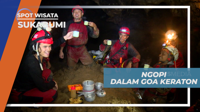 Menikmati Hangatnya Kopi di Dalam Goa Keraton, Sukabumi