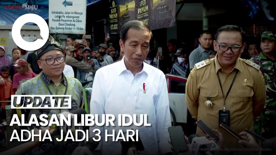 Libur Idul Adha Jadi 3 Hari, Jokowi Beberkan Alasannya