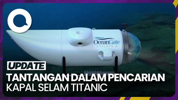 Ahli Sebut Medan Pencarian Kapal Selam Titanic Mirip Luar Angkasa