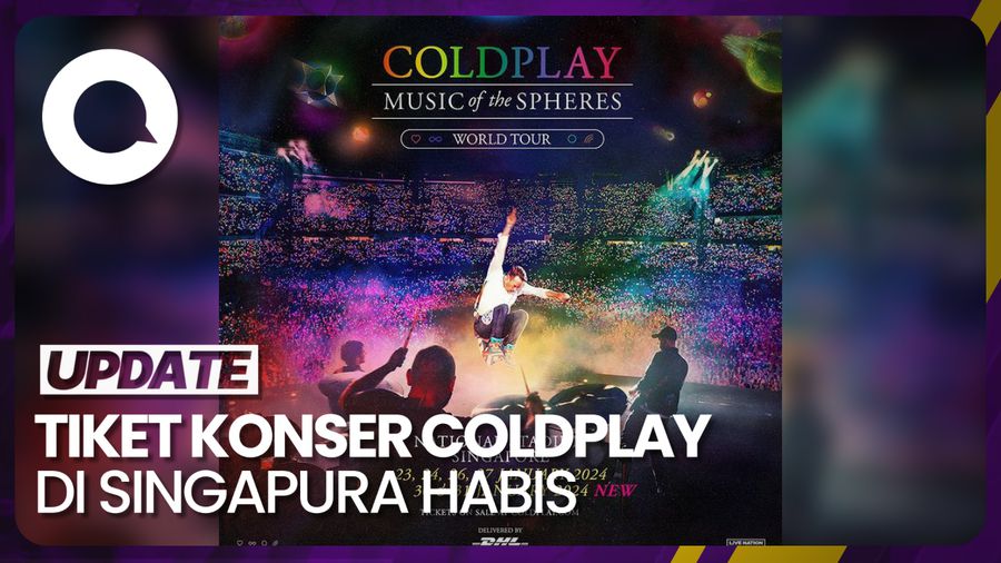 Coldplay Jadi Artis Pertama yang Gelar Konser 6 Hari di Singapura