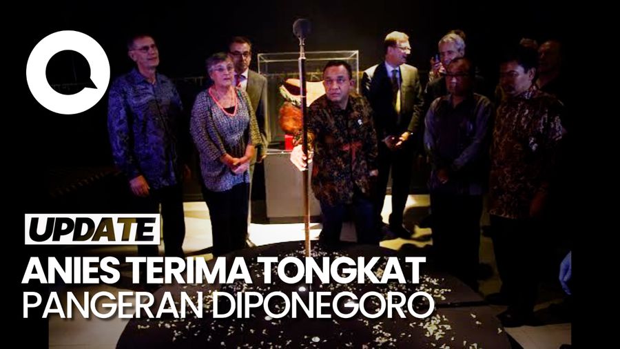 Jubir soal Anies Terima Tongkat Pangeran Diponegoro: Tugas Kenegaraan 