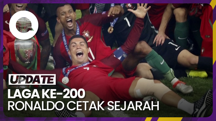 Ronaldo Dapat Penghargaan Guinness World Record