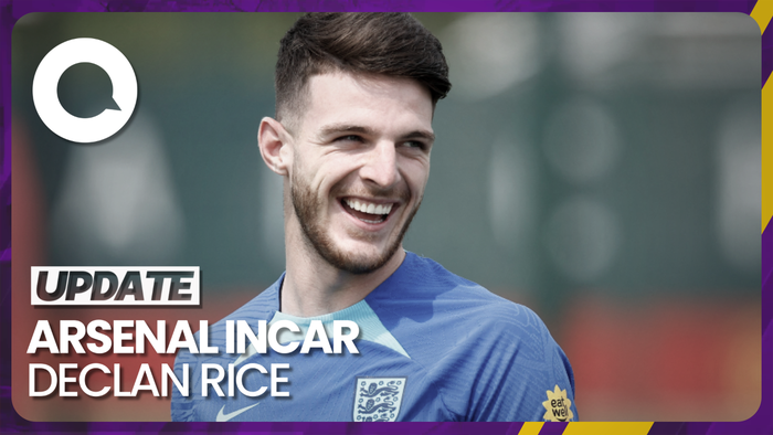 West Ham Tolak Tawaran Arsenal untuk Declan Rice