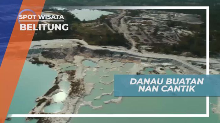 Kaolin, Keindahan Danau Buatan di Belitung