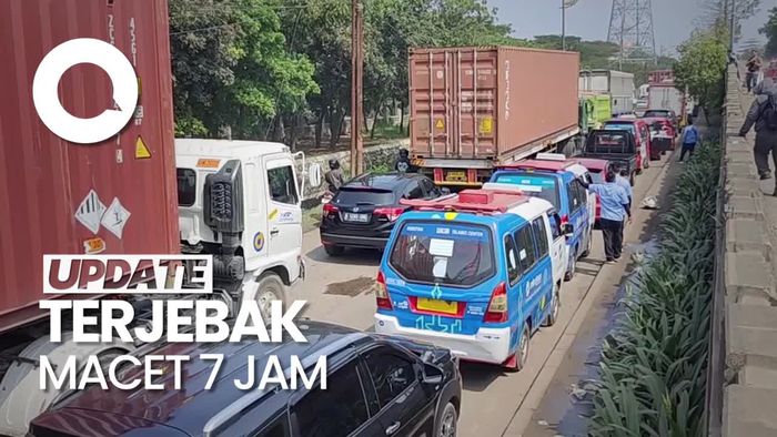 Kesaksian Sopir Truk Terjebak Macet Horor Akibat Jembatan Marunda Amblas