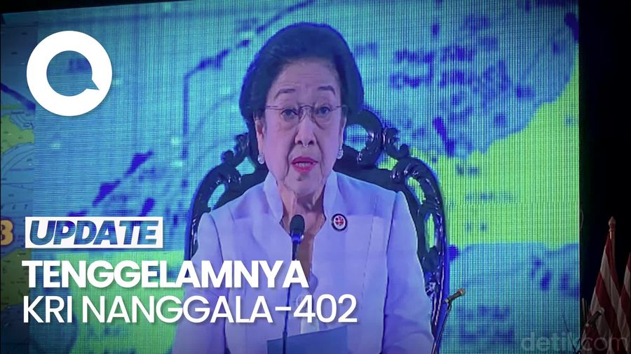 Megawati Sedih-Marah Kenang Tenggelamnya KRI Nanggala-402