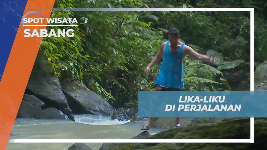 Air Terjun Pria Laot, Menikmati Perjalanan Berliku Menuju Air Terjun, Sabang