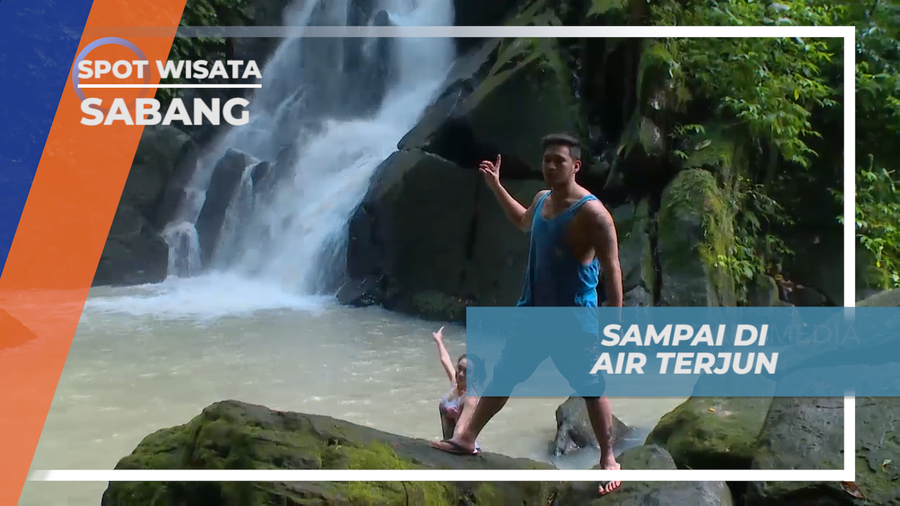 Air Terjun Pria Laot, Seru-seruan Habiskan Waktu Bermain di Air Terjun, Sabang