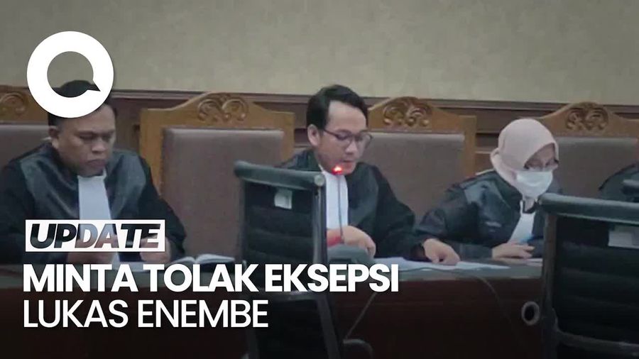 Jaksa Minta Hakim Tolak Eksepsi Lukas Enembe