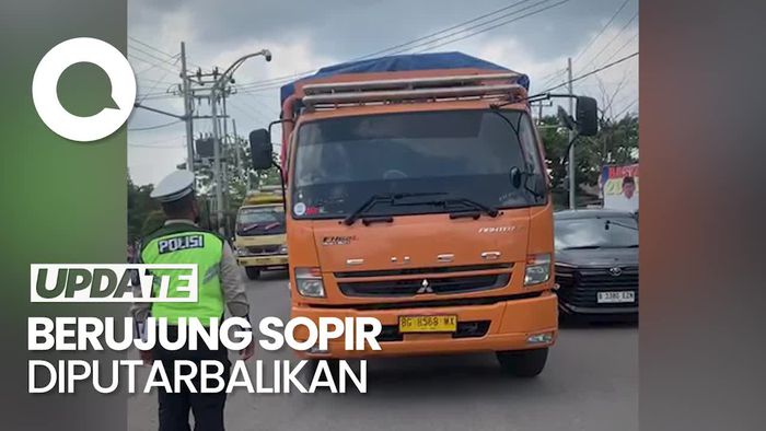 Heboh! Sopir Truk di Palembang Ancam Polantas Gegara Tak Boleh Masuk Kota