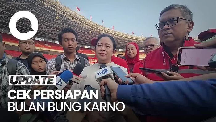 Puan ke GBK Cek Kesiapan Puncak Peringatan Bulan Bung Karno