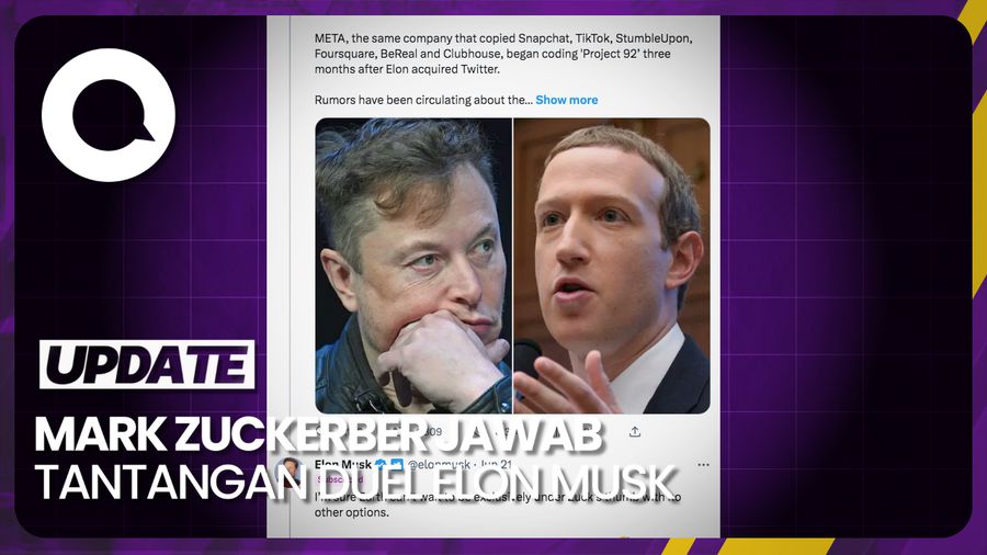 Ditantang Duel Elon Musk, Mark Zuckerberg: Send Me Location!